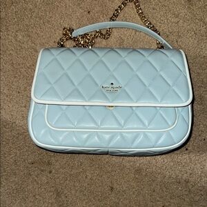 Kate Spade Light Blue Quilted Handbag